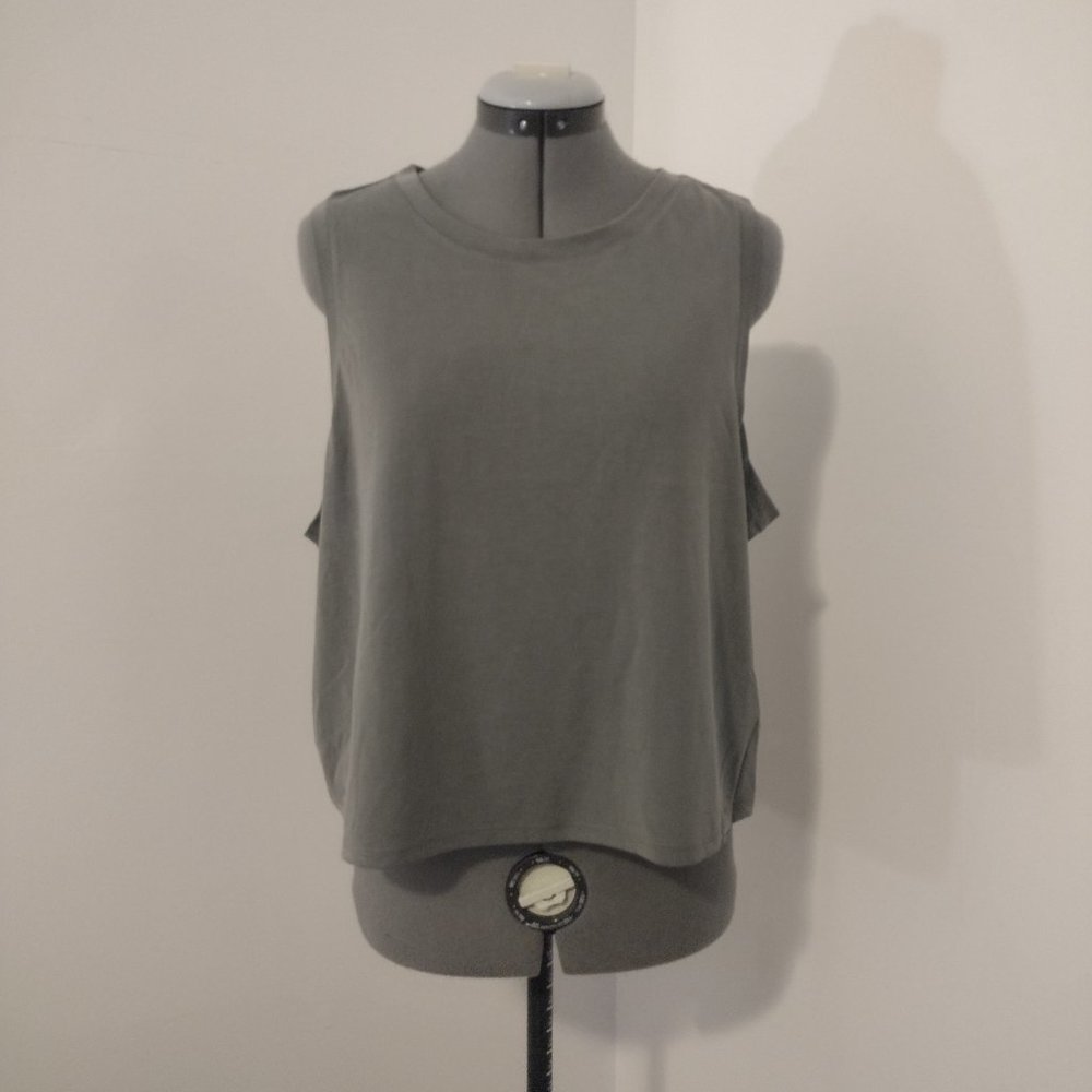 Express Silky Jersey Cropped Muscle Tank